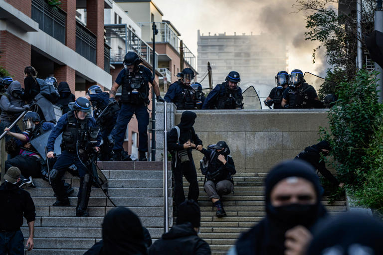 France gripped by protest chaos as 'Block Everything' demonstrators ...