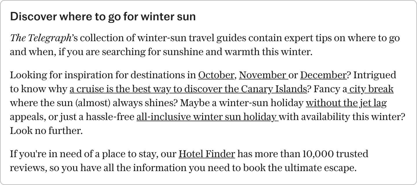 The spectacular region that’s perfect for a winter escape