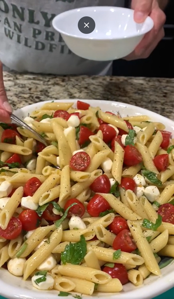 Image showcasing Quick & Fresh Pasta Salad with Minimal Ingredients