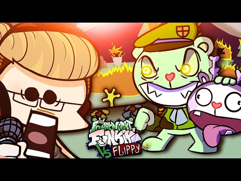Flippy from Happy Tree Friends gets PTSD in Friday Night Funkin