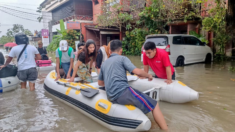 Banjir Bali: Air Tinggi 3 Meter, Wisatawan Asing Dievakuasi