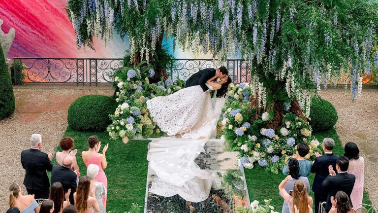 LOOK | Inside Becca Bloom's extravagant Lake Como wedding