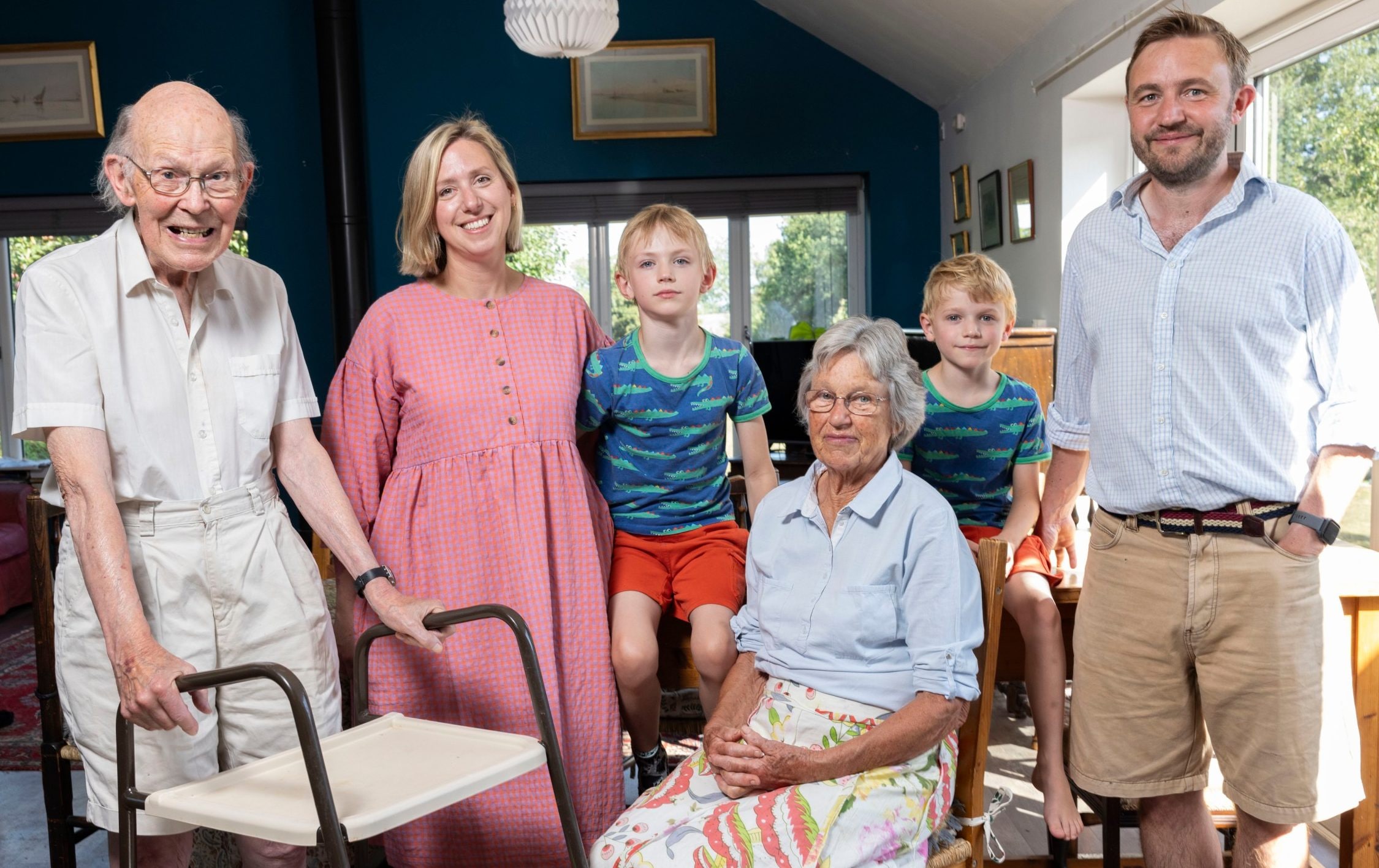 Caroline Cummock, 42, moved with her husband and two children from Yorkshire to Suffolk to live with her in-laws - Jeff Gilbert