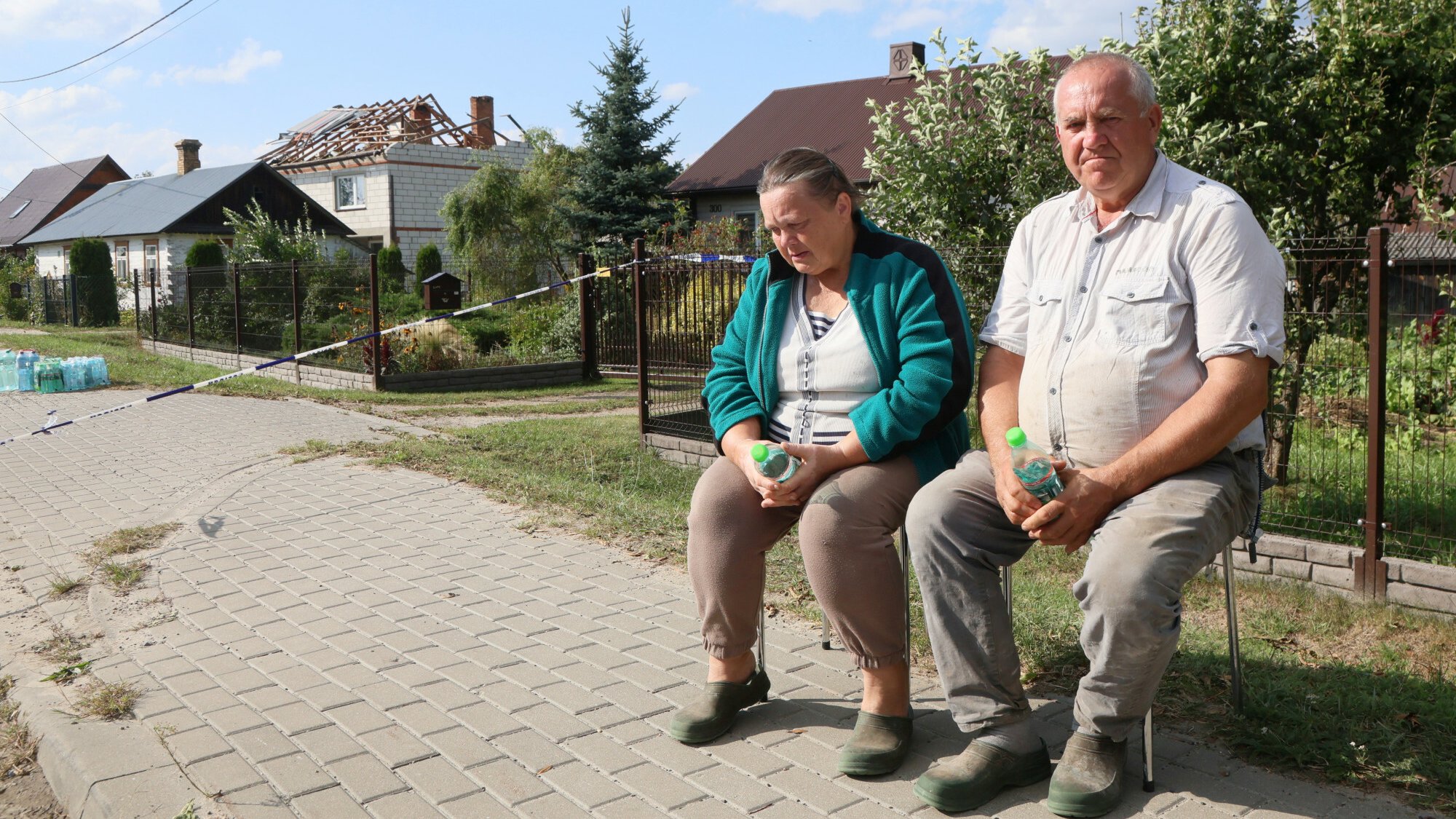 W ich dom trafił dron.&ldquo;Bałam się, że zaraz zaczną do nas strzelać&rdquo;