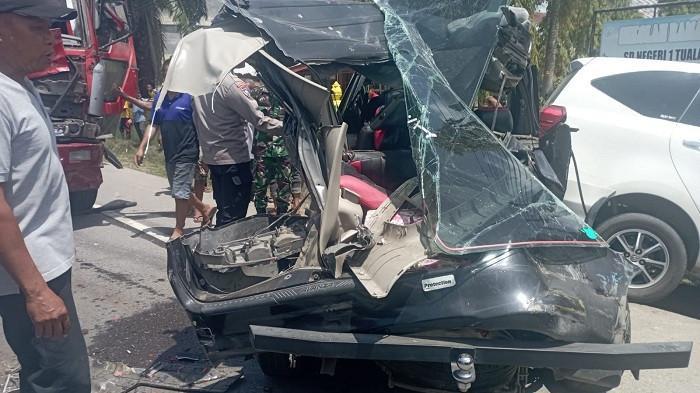 6 Kendaraan Tabrakan Beruntun di Aceh Tamiang, 3 Orang Luka