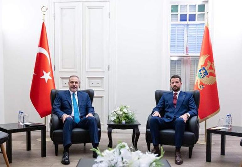 Bakan Fidan, İstanbul'da Karadağ Cumhurbaşkanı Milatovic tarafından kabul edildi
