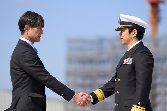 「沈黙の艦隊」大沢たかおさん演じる海江田四郎防衛記念章賞詞セット今泉商店製 沈黙の艦隊 北極海大海戦」より、大沢たかお演じる海江田四郎