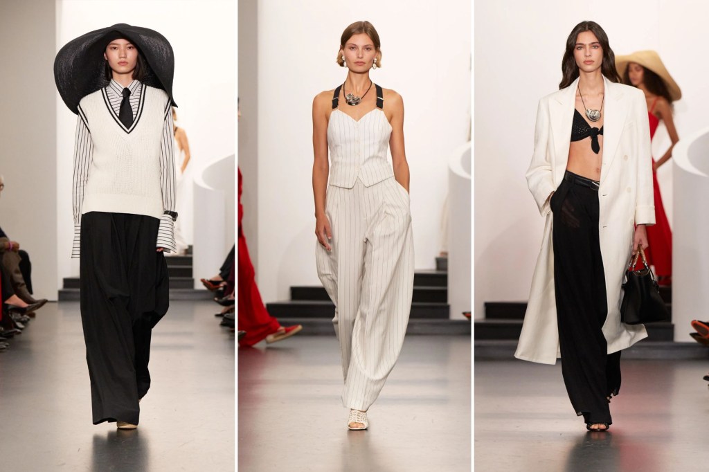 Ralph sent out graphic ‘fits with menswear influences. Isidore Montag / Gorunway.com