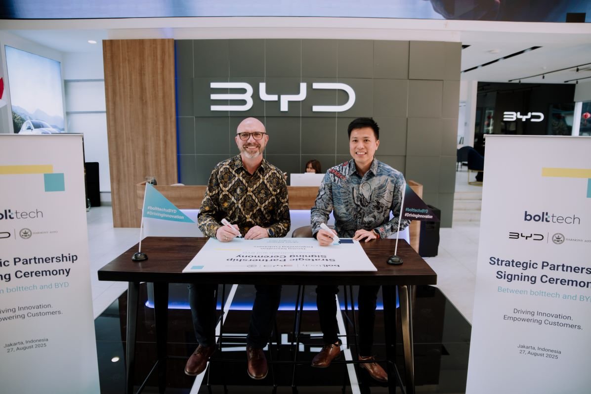Bolttech Berikan Solusi Asuransi Kendaraan Listrik untuk Dealer BYD