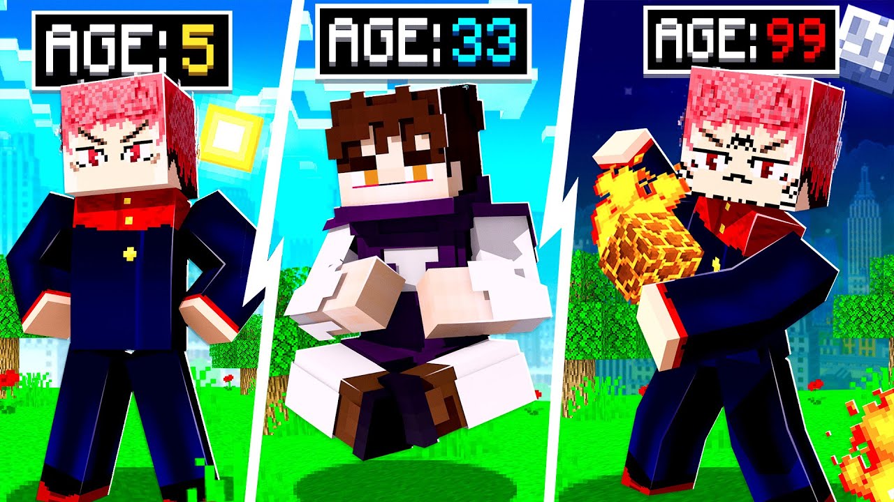 Evolving Jujutsu Kaisen Abilities to the Strongest Level in Minecraft