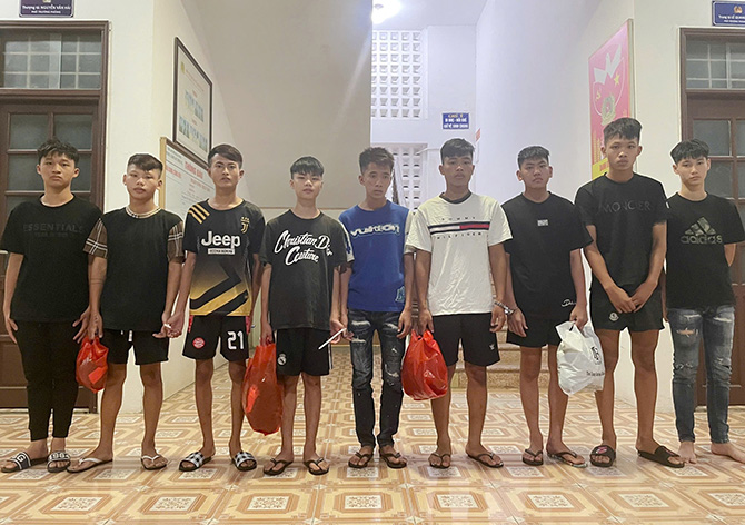 Triệt phá ổ nhóm mang hung khí đi cướp, trộm cắp và gây rối ở Hải Phòng