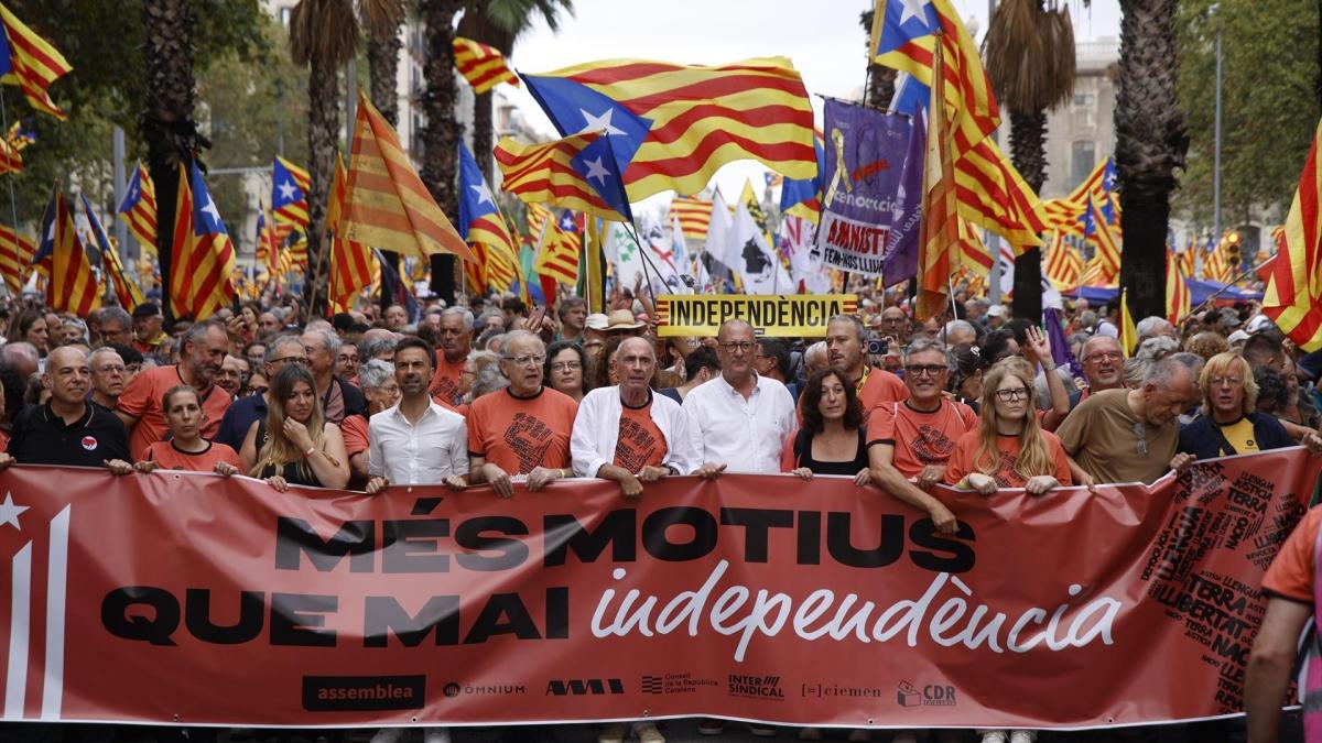 El independentismo fracasa y firma la peor Diada desde el 'procés': apenas  28.000 personas en Barcelona