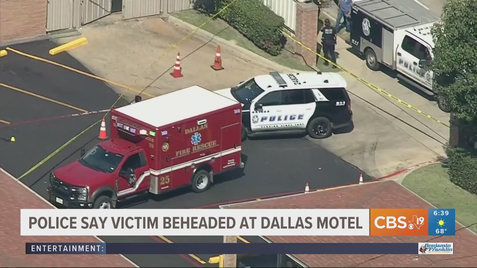 Police say victim beheaded at Dallas hotel