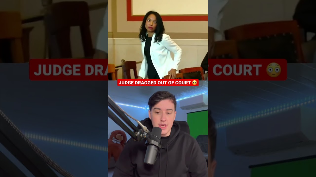 When a judge was forcibly removed from a courtroom