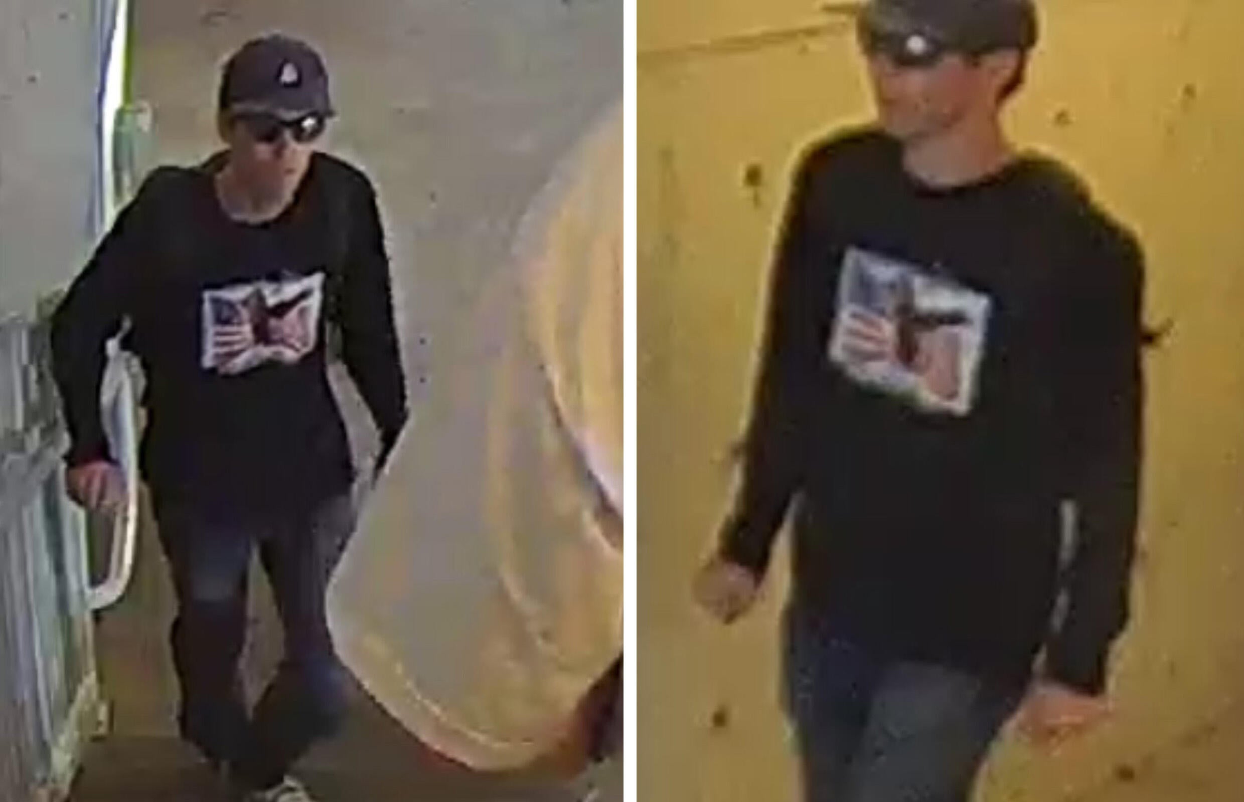 The FBI said it is seeking the public's help in identifying this person of interest in connection with the fatal shooting of Charlie Kirk at Utah Valley University. / Credit: FBI