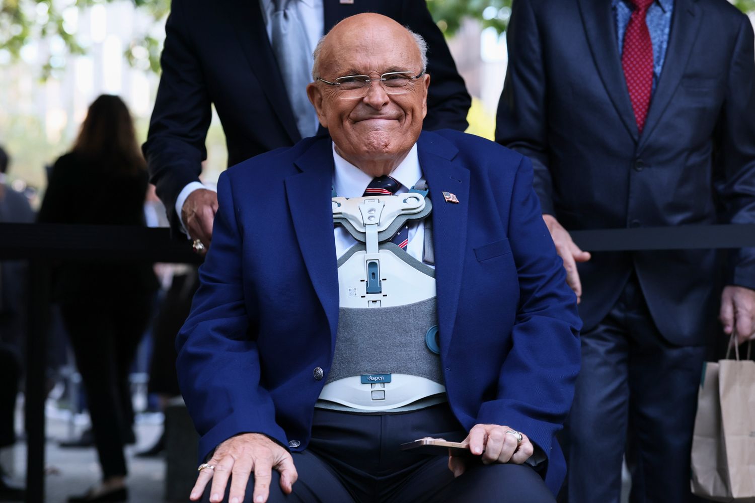 Rudy Giuliani Makes First Public Appearance After Car Accident with(02)