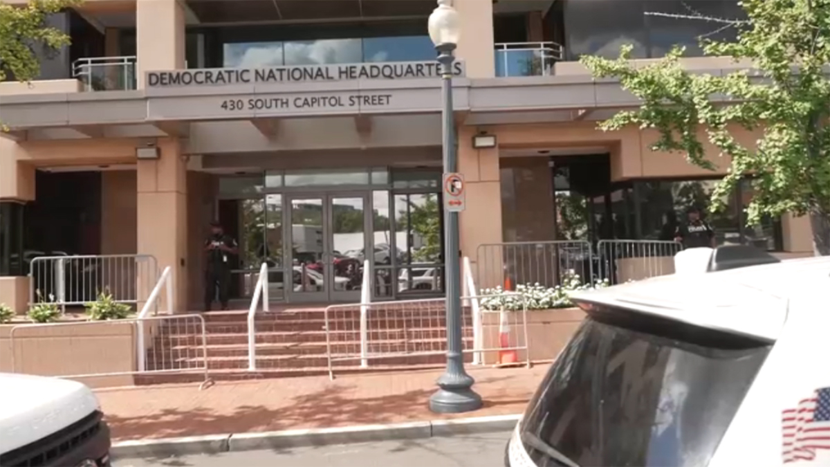 DNC headquarters searched for bomb after threat later deemed ‘not credible'