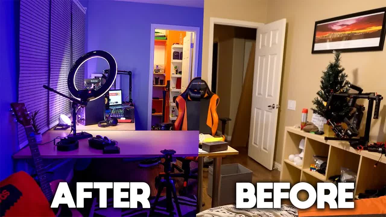My parents told me to clean my room. So I made my dream gaming setup