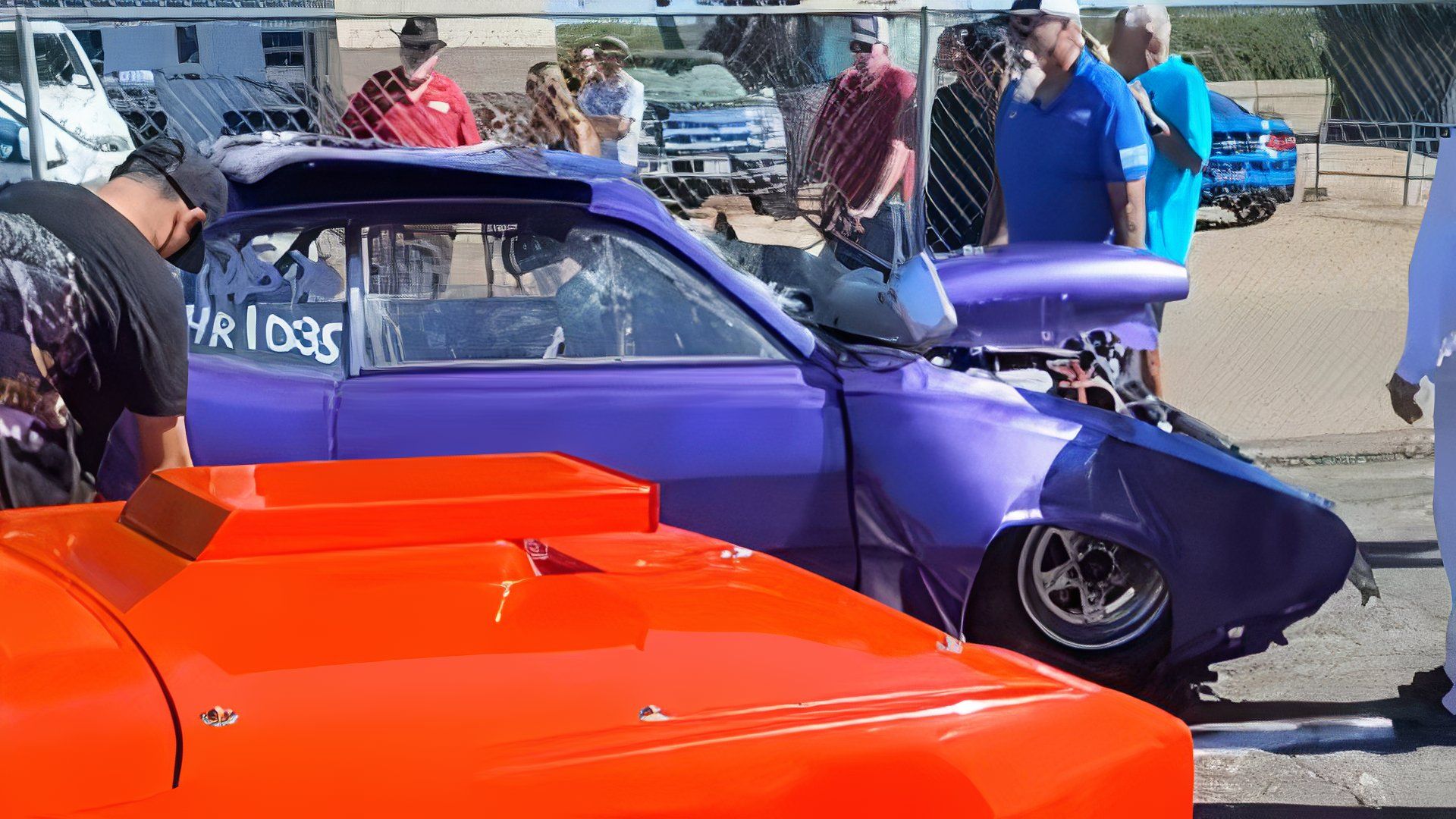 Huge Pileup At California Dragstrip Wrecks 10Second Plymouth Duster