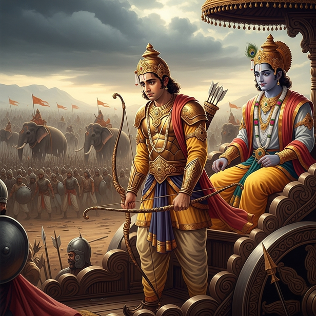 Fear of sin stopped Arjuna from action