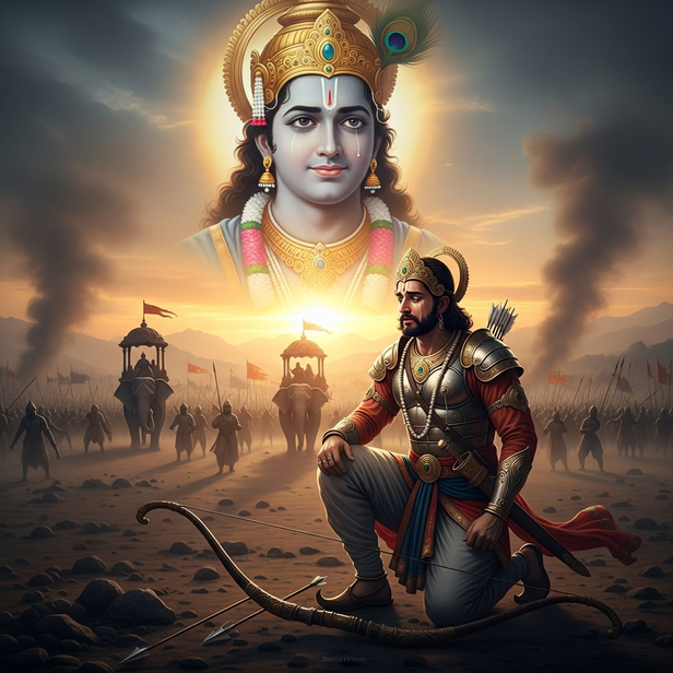 Arjuna’s love clouded his vision of duty