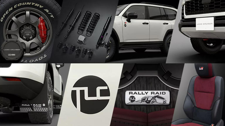 kit aksesori Toyota Land Cruiser GR Sport Rally Raid Edition