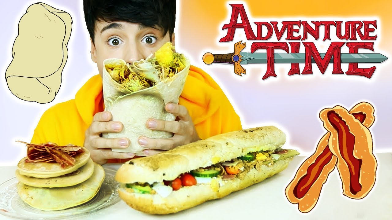 I Only Ate Adventure Time Foods for 24 Hours Challenge