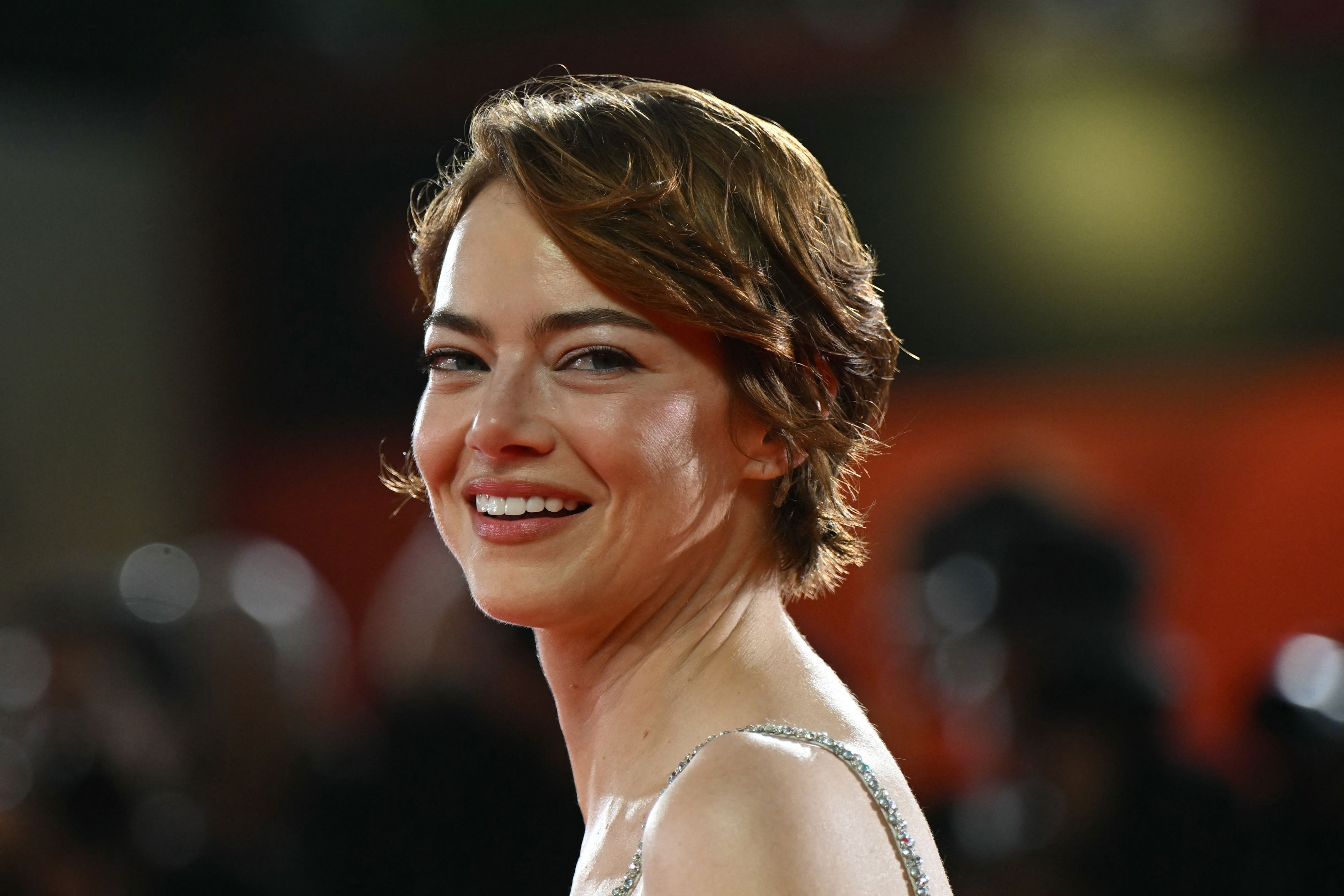 Emma Stone shares rare comments about motherhood and daughter Louise