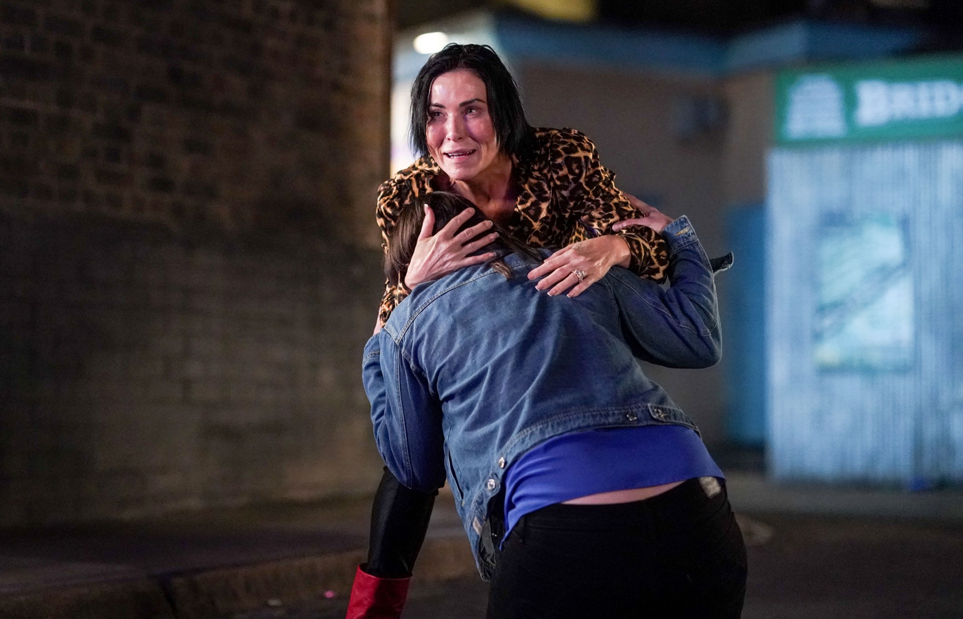 Zoe got caught in the crossfire… (Picture: BBC)