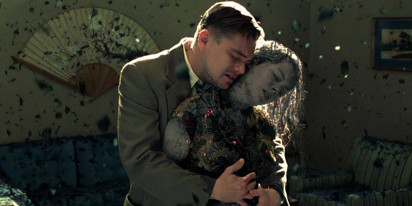 Teddy reels from his grief in Shutter Island.