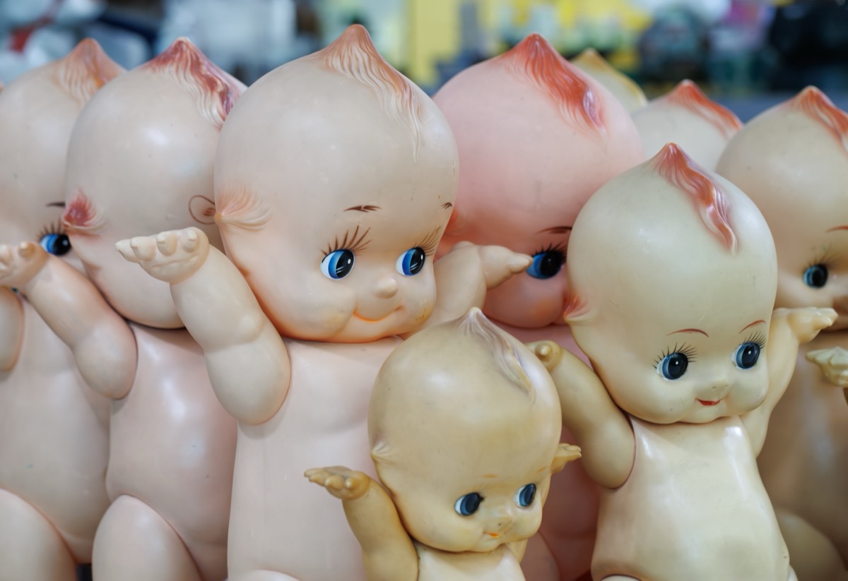 Adorable giant Kewpee doll greets customers at historic burger joint in ...