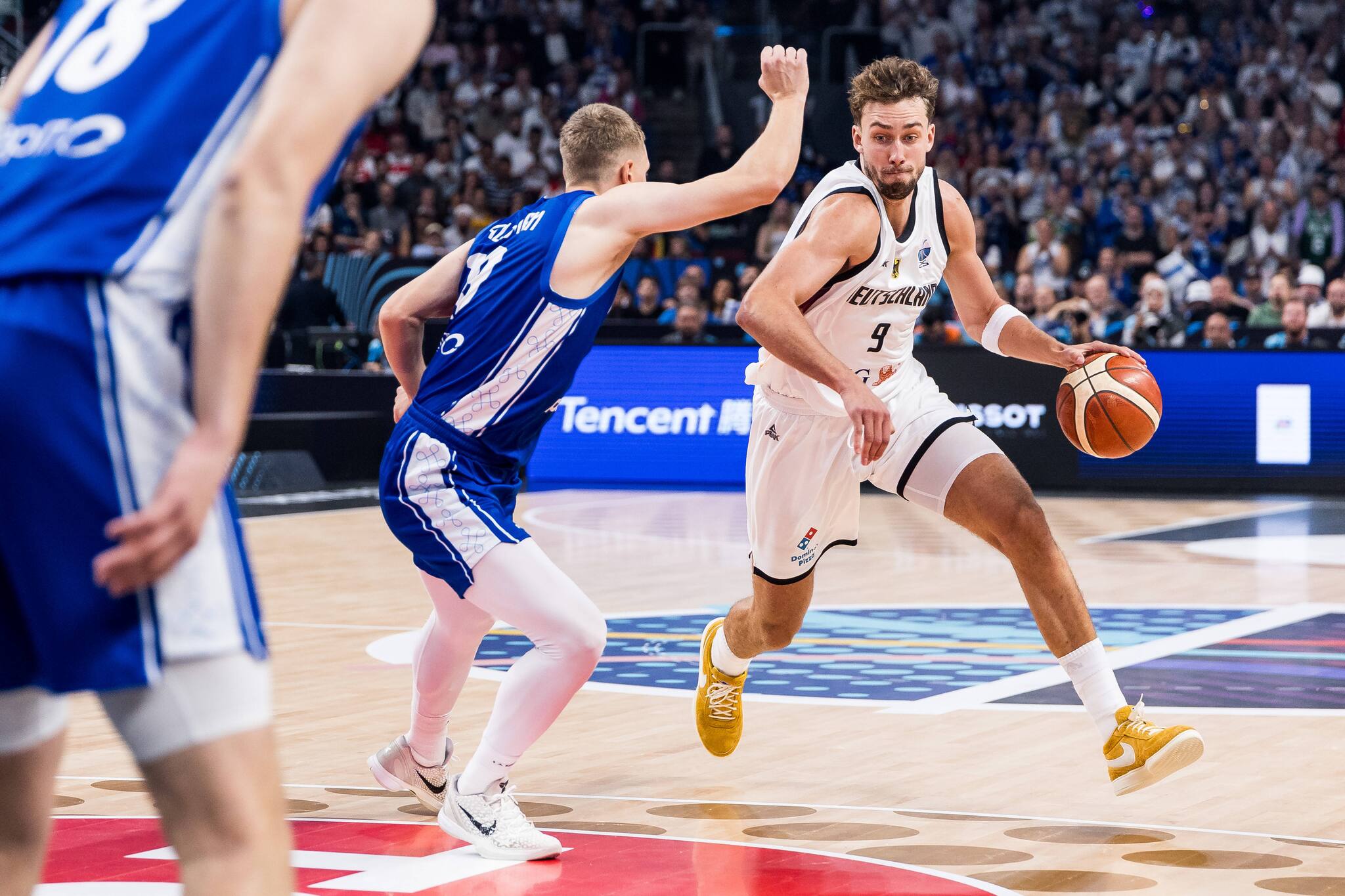 Zunächst nicht im Flow: NBA-Star Franz Wagner. Quelle: IMAGO/Beautiful Sports