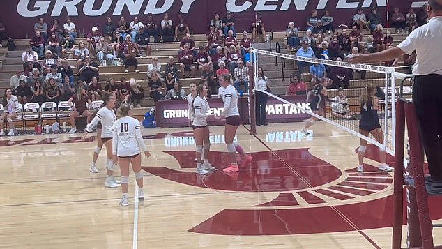 Footage of Brubaker dominating on the court quickly went viral on social media