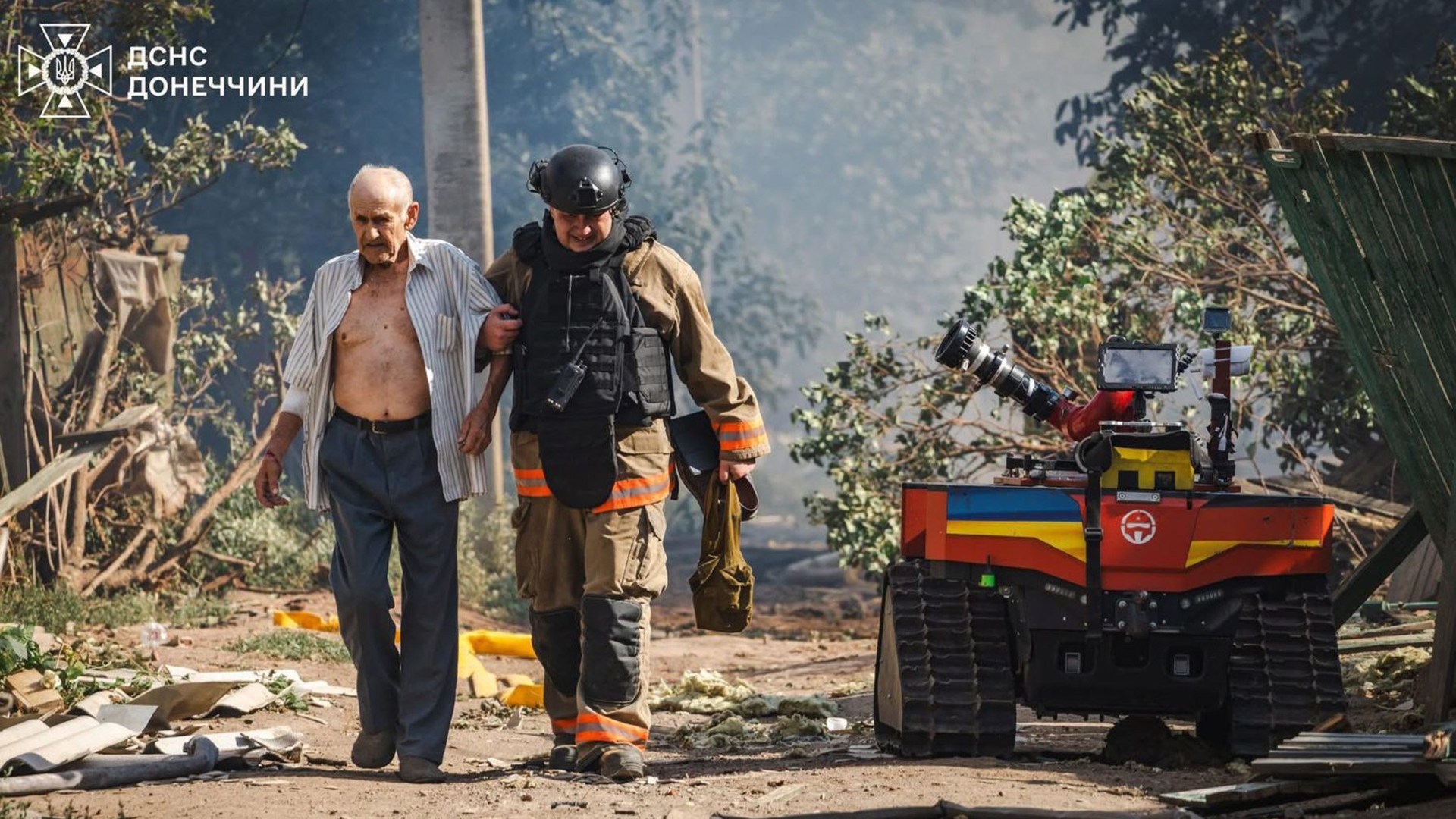 The robots saving lives from Putin's drone and missile