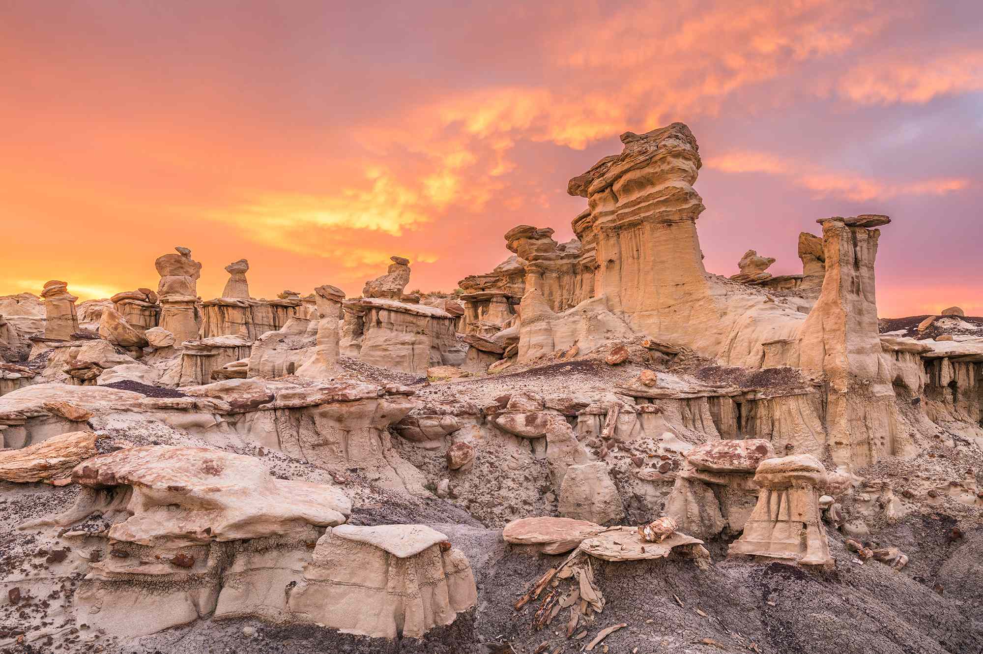This New Mexico wilderness has been called the 'most alien landscape' in the US.—and it's a dupe for Cappadocia, Turkey