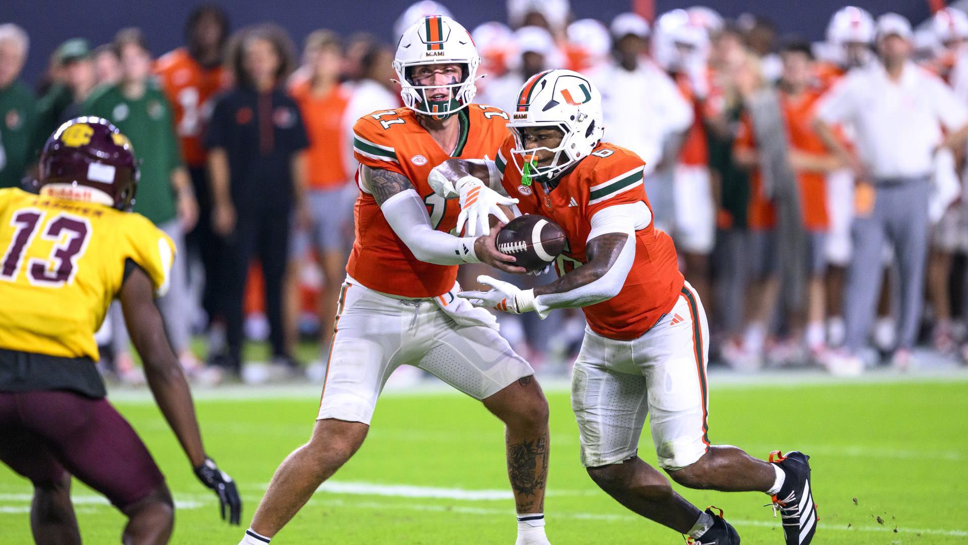 No. 5 Miami vs. No. 18 South Florida prediction: Odds, expert picks