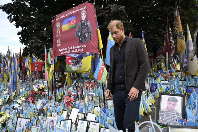 After King Charles Reunion, Prince Harry Urges Wounded Soldiers in Ukraine:  'Open Up to Your Friends and Family'