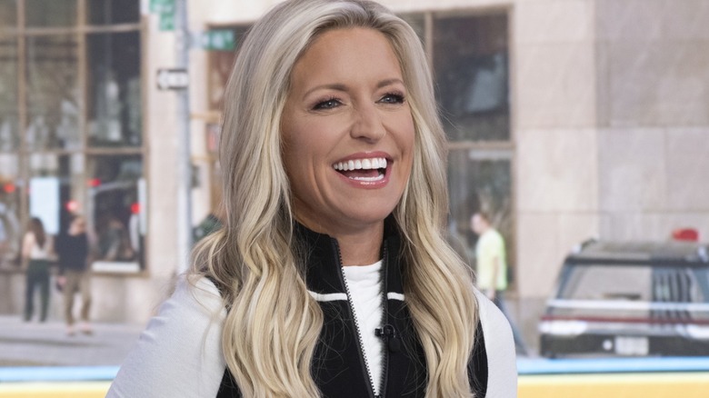 Ainsley Earhardt is seen on "Fox and Friends" at Fox News Channel Studios in New York City, NY (2025)