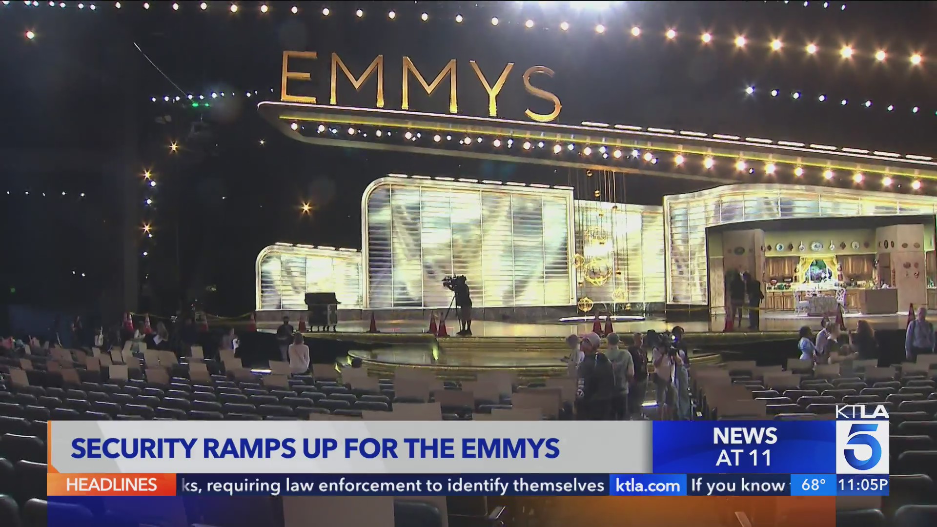 Security ramped up for Emmy Awards in L.A. in aftermath of Charlie Kirk(00)