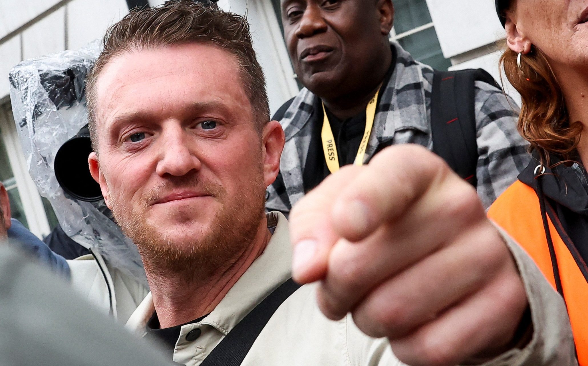 Robinson described the event as ‘the UK’s biggest free speech festival’ - Toby Melville/Reuters