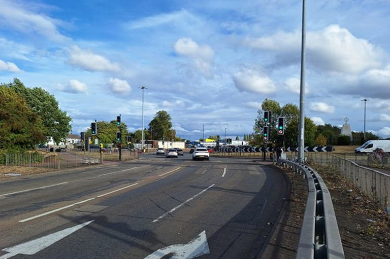 New energy-efficient LEDs installed on A444 in Coventry