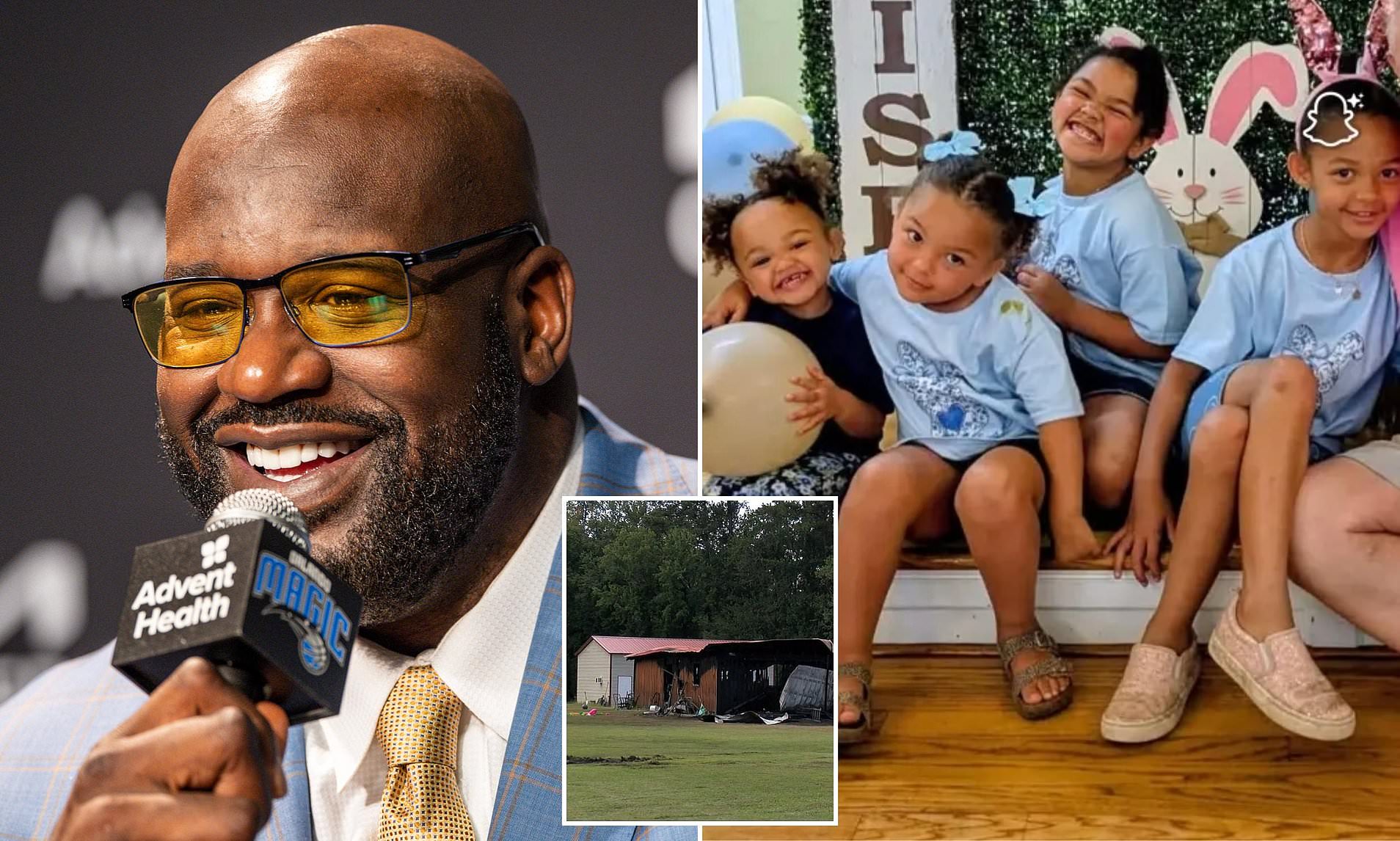 Stunning gesture from Shaquille O'Neal to family of four sisters killed in  house fire
