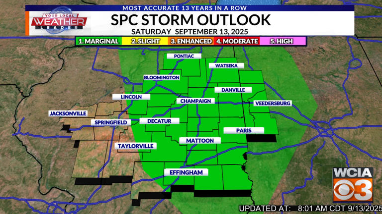 Weather now: Strong cold front moves in today, bringing a storm threat ...