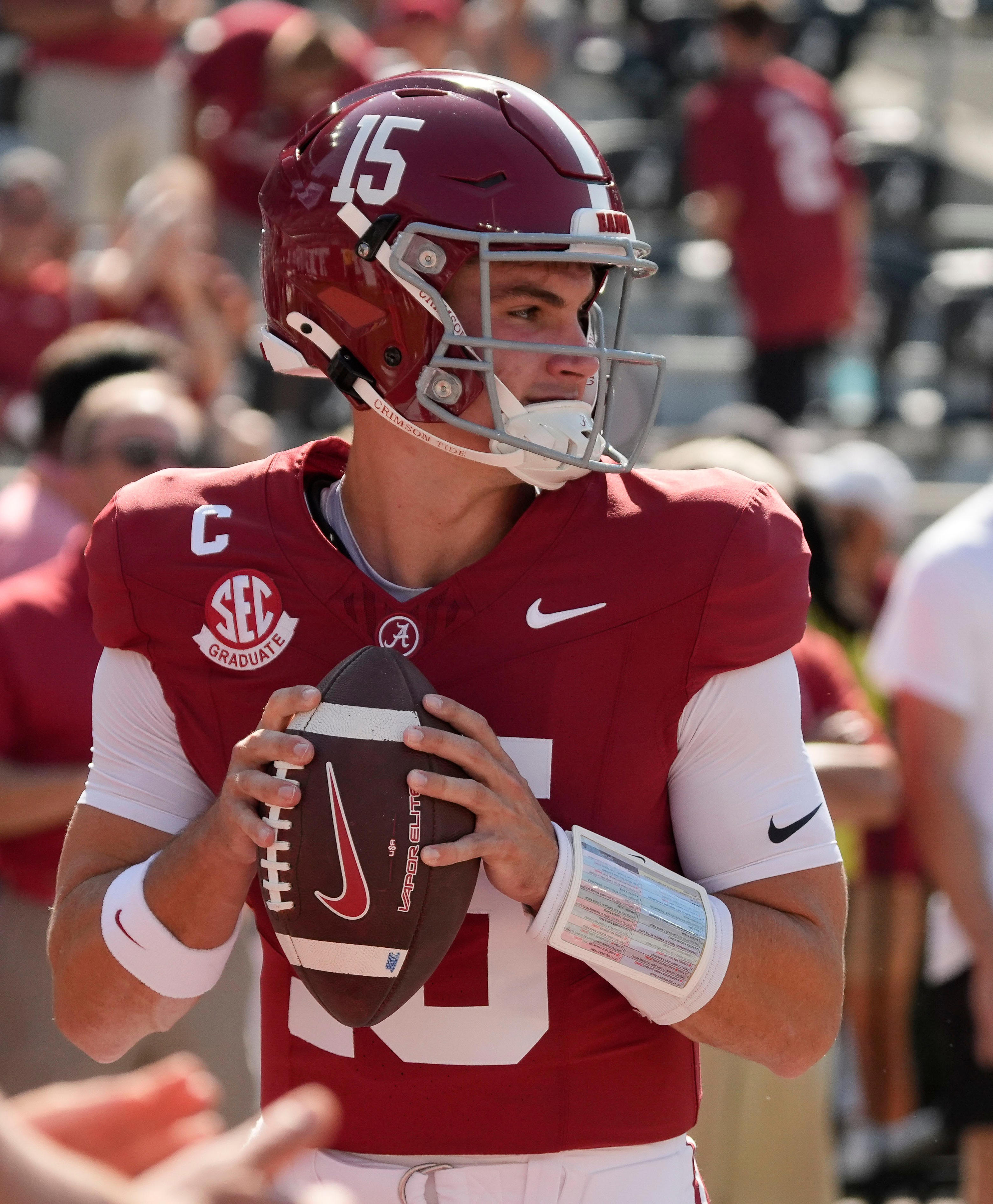 Ty Simpson stats vs Wisconsin: Alabama football QB on hot streak as passer