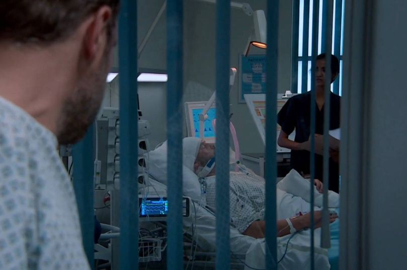 Emmerdale fans will see John Sugden try to silence his husband Aaron Dingle next week