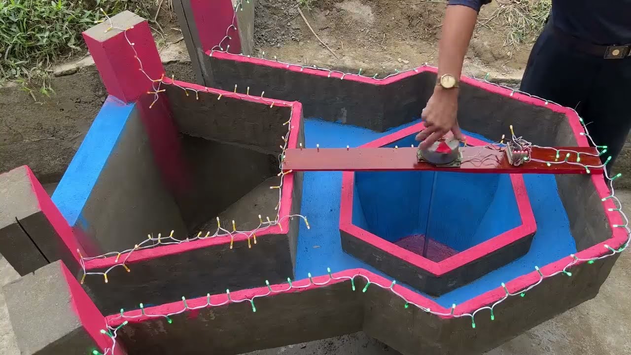 Build mini hydropower with fancy and efficient turbines