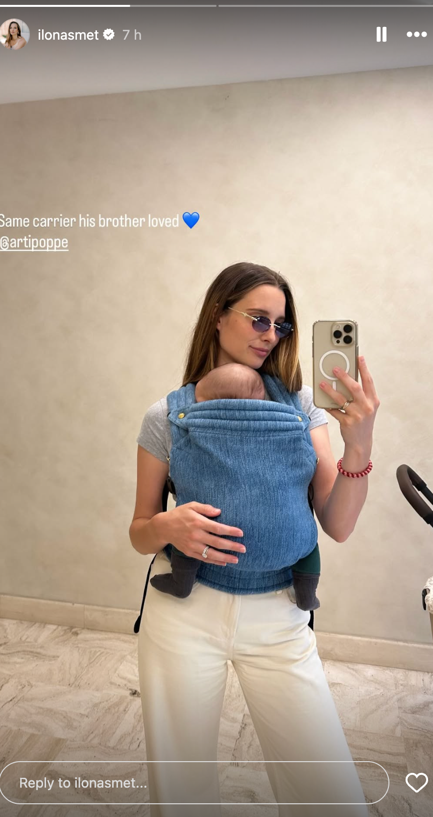 Ilona Smet jeune maman, elle partage un cliché de son bébé et dévoile le  point commun