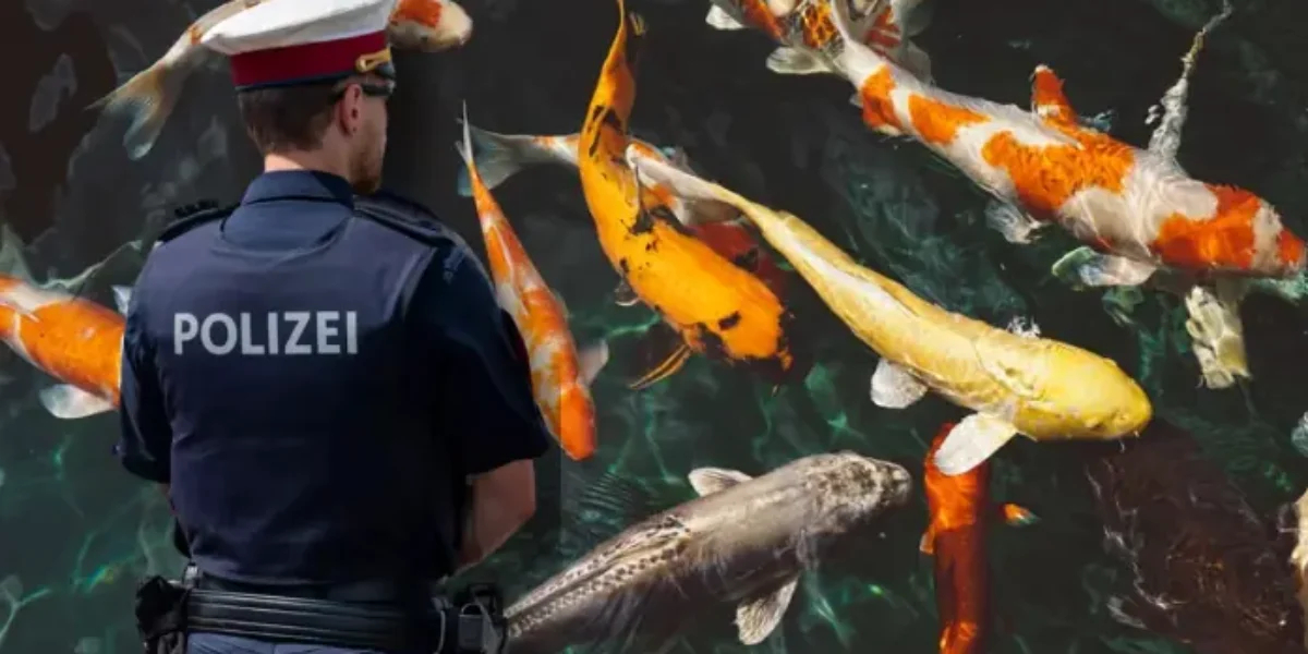 Fische gefladert und Auto beschädigt: Polizei sucht Koi-Karpfen-Dieb