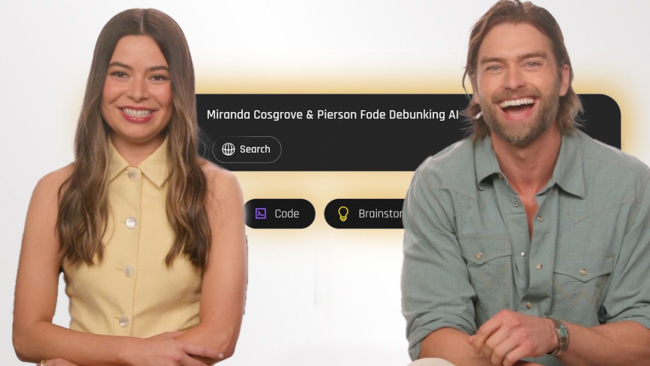The Wrong Paris Stars Miranda Cosgrove & Pierson Fodé Debunk AI's