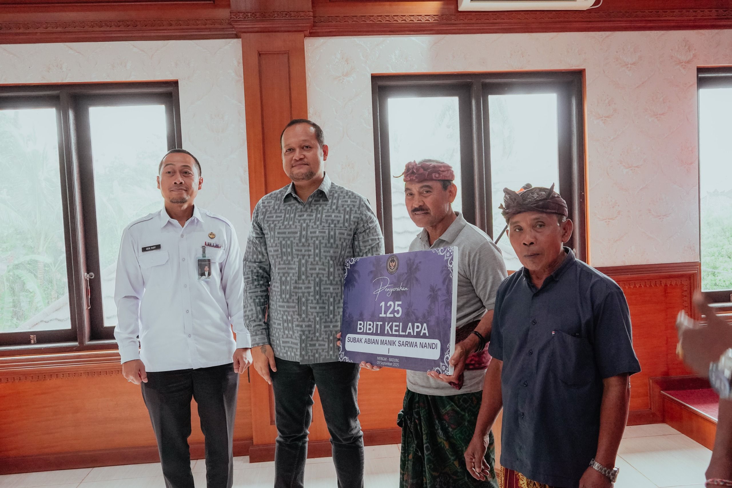 Pengukuhan Ketahanan Pangan Nusakambangan dan Penanaman Pohon Kelapa Seluruh Indonesia